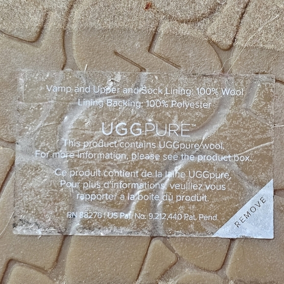 UGG Wool Hot Pink Fluffete Slippers Size 8 - Picture 4 of 4